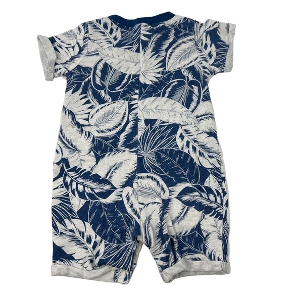 First Impressions Kids Baby Tropic Shadows Sunsuit Crewneck One Piece - Picture 2 of 3